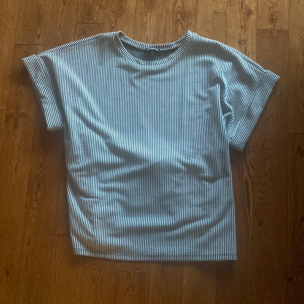 Express striped black and white women’s blouse